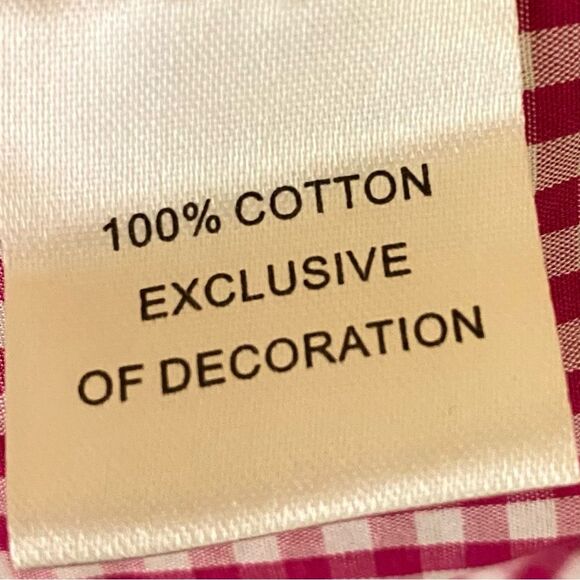 Tailorbyrd Collection Button Down Shirt Gingham Check Pattern Mens Size Small - Picture 5 of 6